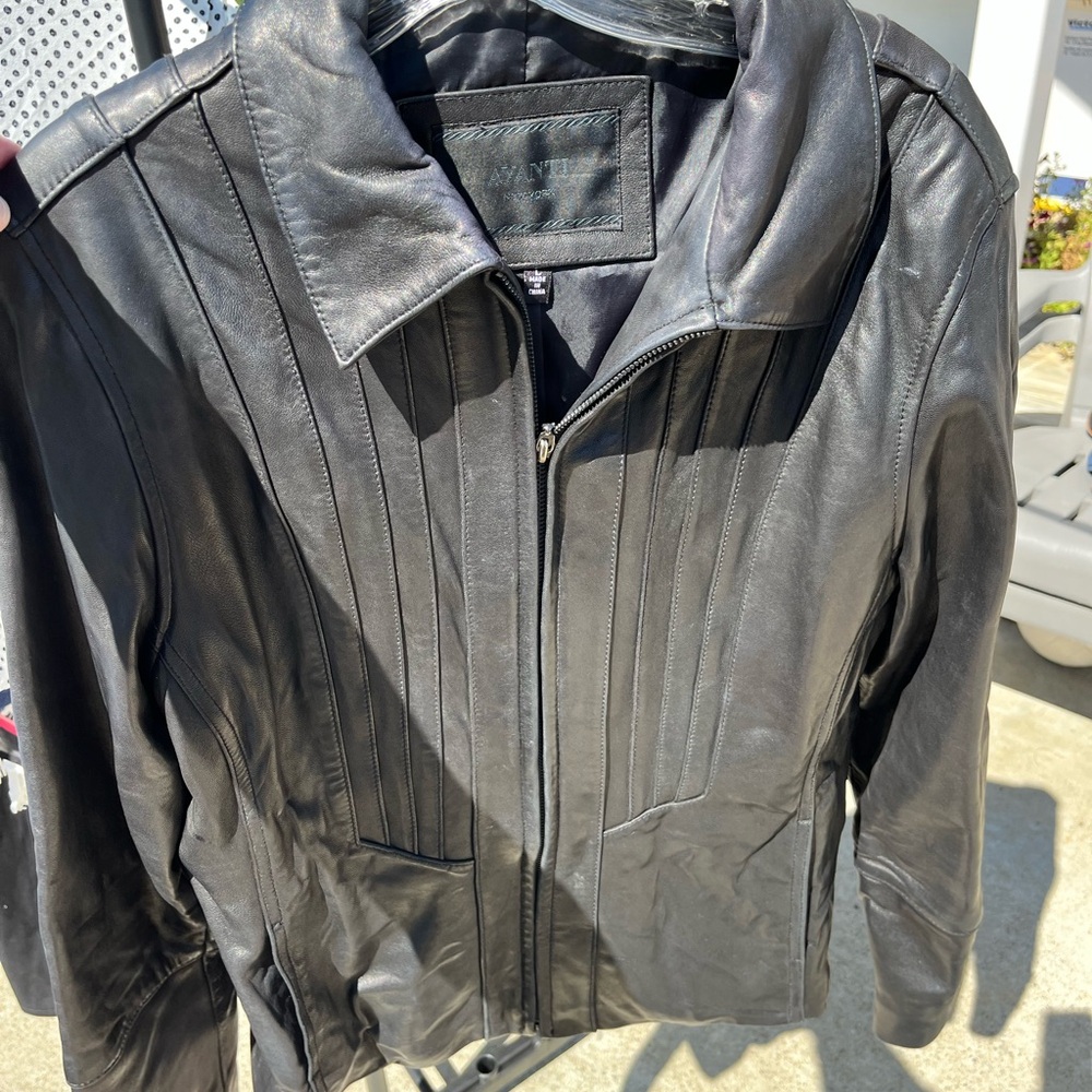 Avanti Black Leather Jacket